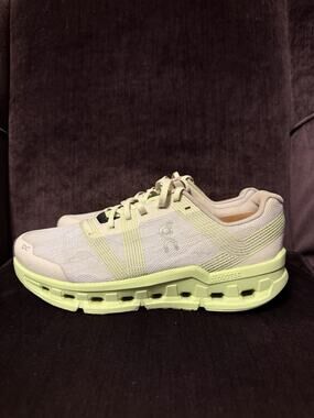 On Cloudgo Shoes Womens Size 9 Frost Hay Running CloudTec Trainers 55.98232